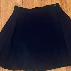 Black Wrap Skirt